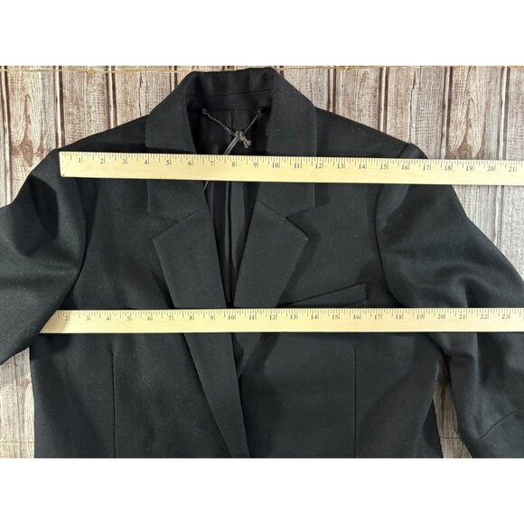 ALLSAINTS Jessa wool blend Jacket Blazer color black Size 6 NWT mspr 465 - Picture 13 of 14